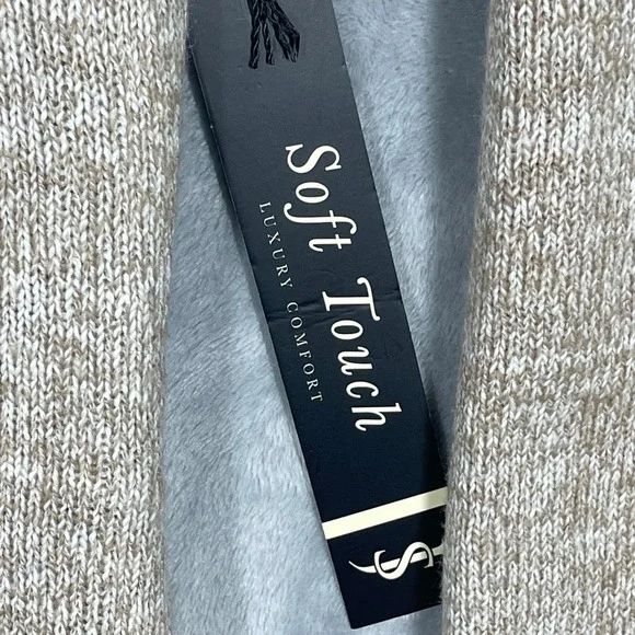 Scott James Mens Full Zip Sweater Jacket Quilted Brown Plaid Fleece Lined New M - Picture 8 of 12